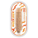 Thick Stick Quick Dick Vibrating Flexible 5 Inch Dildo Beige > Realistic Dildos and Vibes > Penis Vibrators